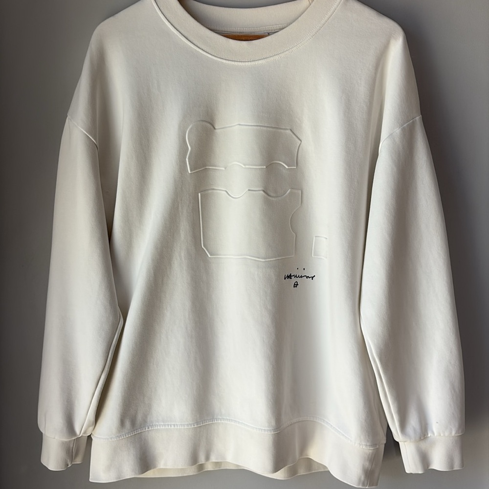 Zara Man Off White Sweatshirt - Picture 4 of 11